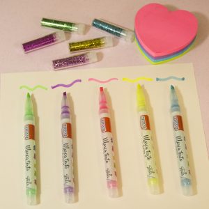 marca-texto glitter