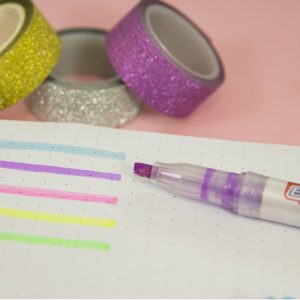 marca-texto glitter