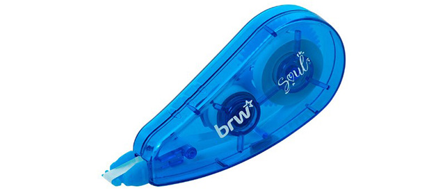 Corretivo em fita Soul da BRW na cor azul