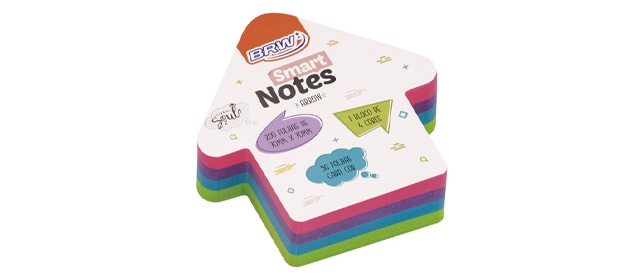 Bloco smart notes arrow - colorido soul da BRW.