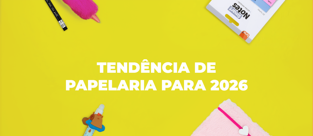 Tendência de papelaria para 2026
