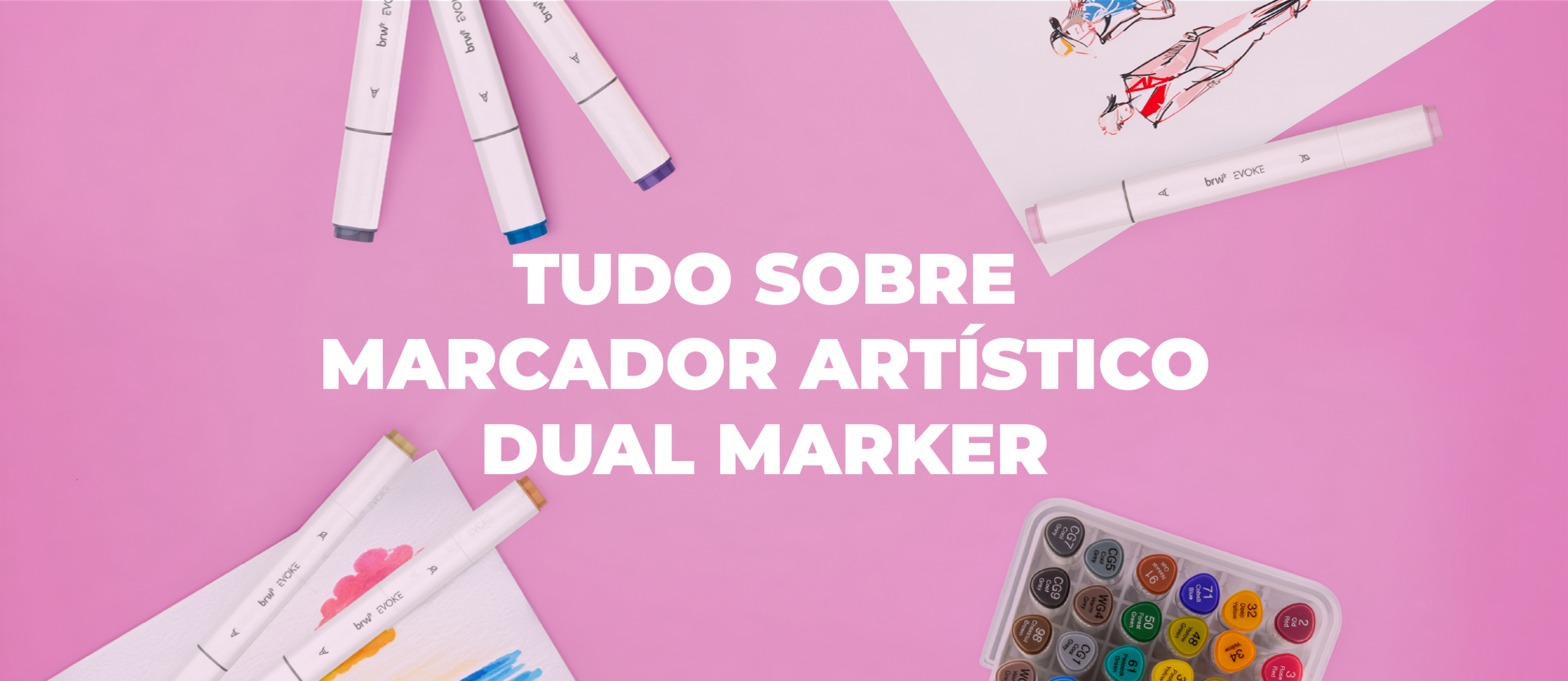 Tudo sobre marcador artístico Dual Marker