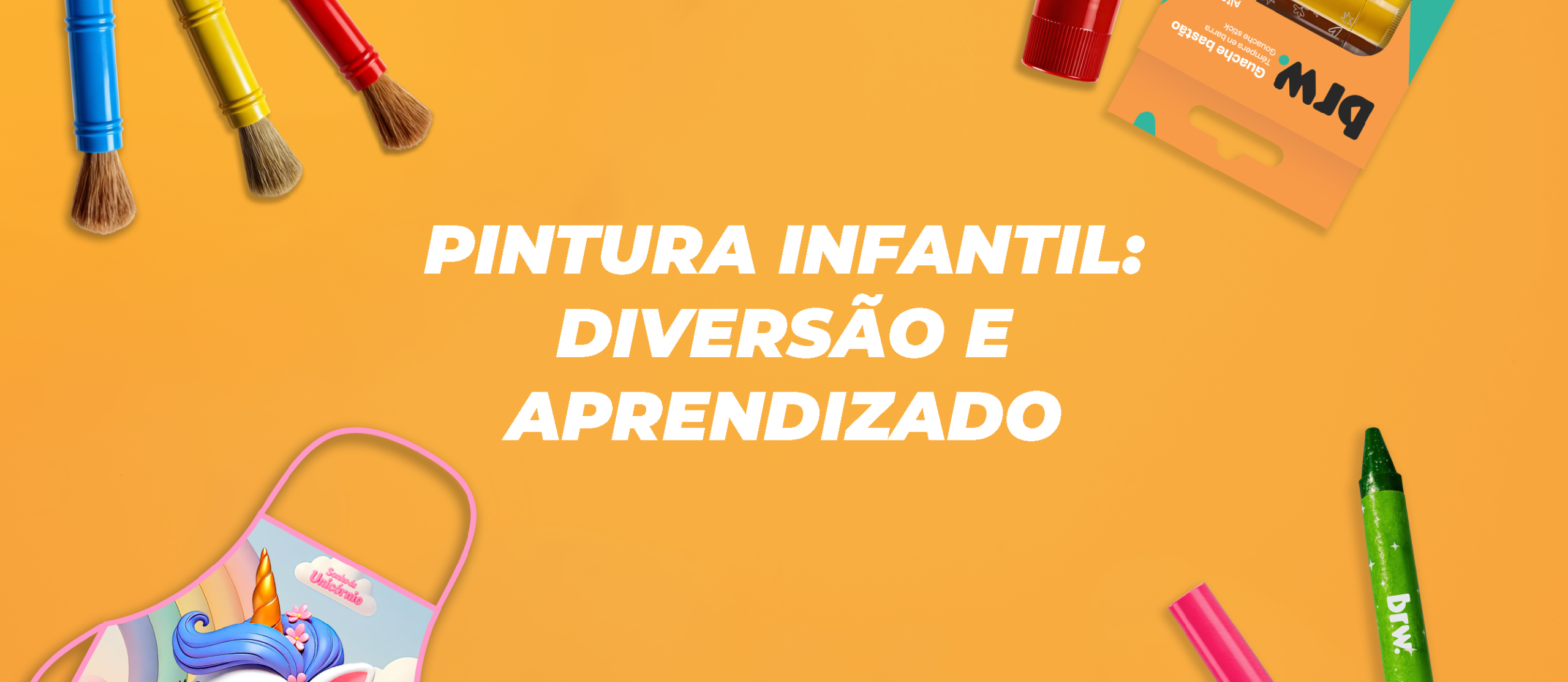 lançamentos de pintura BRW para atividades infantis